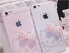 Diamond Case Cute Butterfly Bow Hello Kitty Soft Case