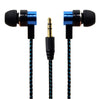 Glylezee Metal In Ear Cloth Line Earphone Headset