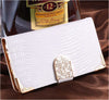 Rhinestone Leather Flip Case Bling Crystal Diamond Stand