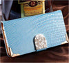 Rhinestone Leather Flip Case Bling Crystal Diamond Stand