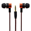 Glylezee Metal In Ear Cloth Line Earphone Headset