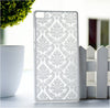 Rubberized Painted Henna Floral Retro Phone Cases