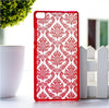 Rubberized Painted Henna Floral Retro Phone Cases