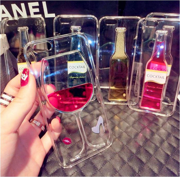 Wine Cup and Beer Bottle Liquid Transparent Case