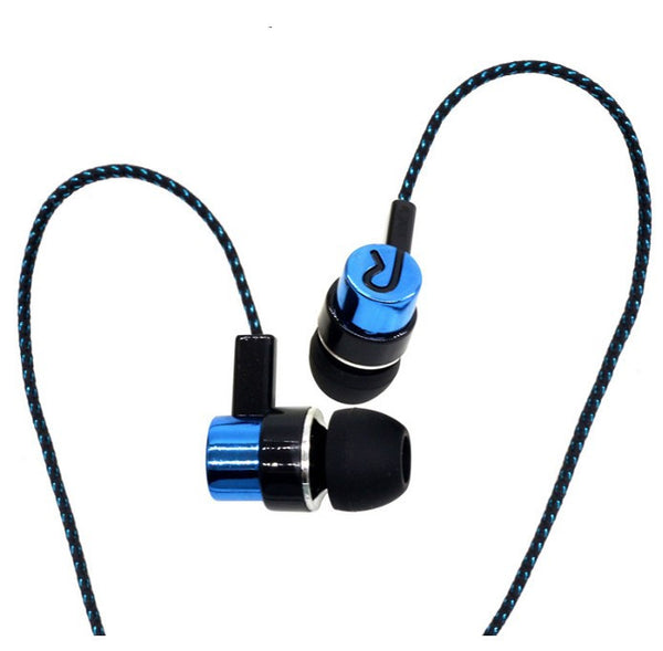 Glylezee Metal In Ear Cloth Line Earphone Headset