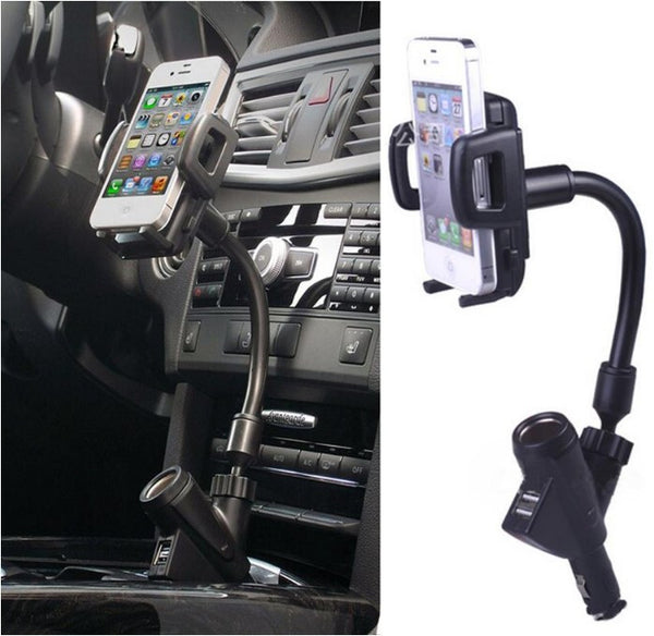 Cigarette Lighter Car Charger Mobile Phone Stand